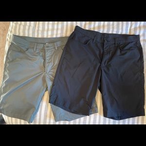 Men’s UA shorts. Near perfect condition. Both pair